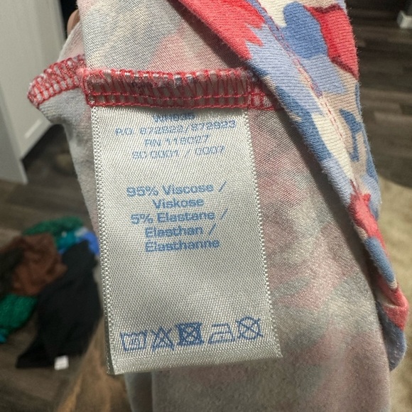 Boden St. Lucia Faux Wrap Tie Halter Dress 6 Long Art Deco Print Red Blue White - Picture 6 of 6